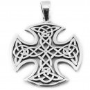 Celtic frienship cross - Silver pendant